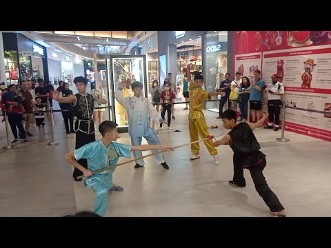 Martial Arts Performance for Chinese New Year LaLaport BBCC